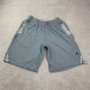 Jordan Basketball Shorts Mens Large Gray Elephant Print Dri-FIT 589411-063